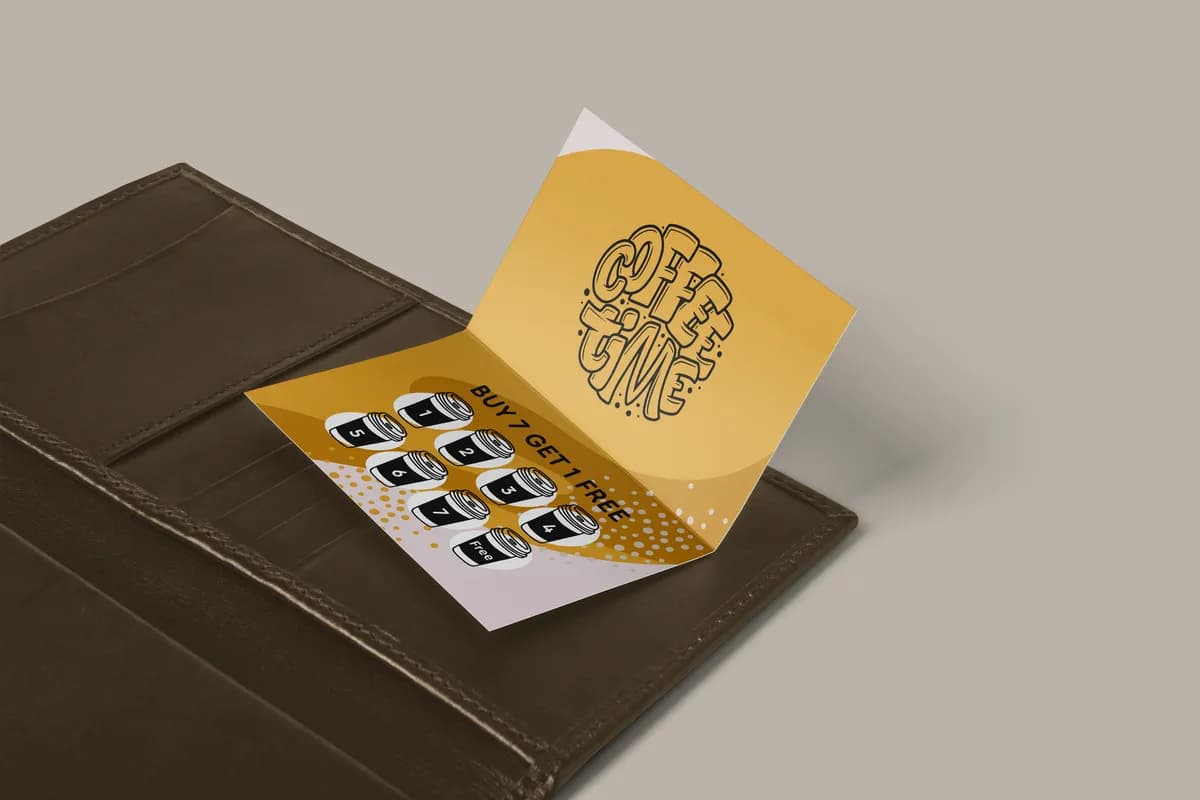 Folded Business Cards